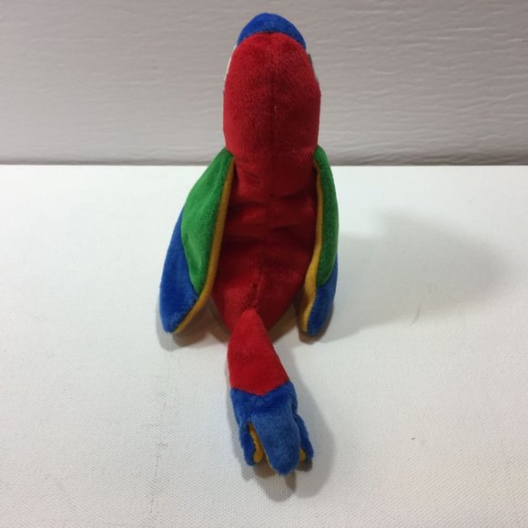 TY Jabber Parrot Tropical Bird Beanie Baby Plush Collection October 10 1997 - Picture 4 of 13